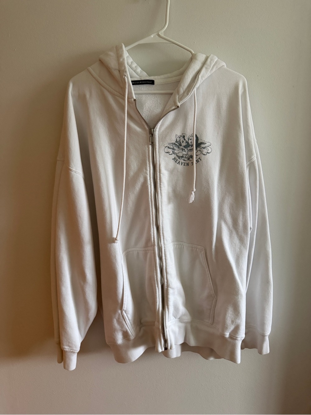 Brandy Melville Zip Up Hoodie